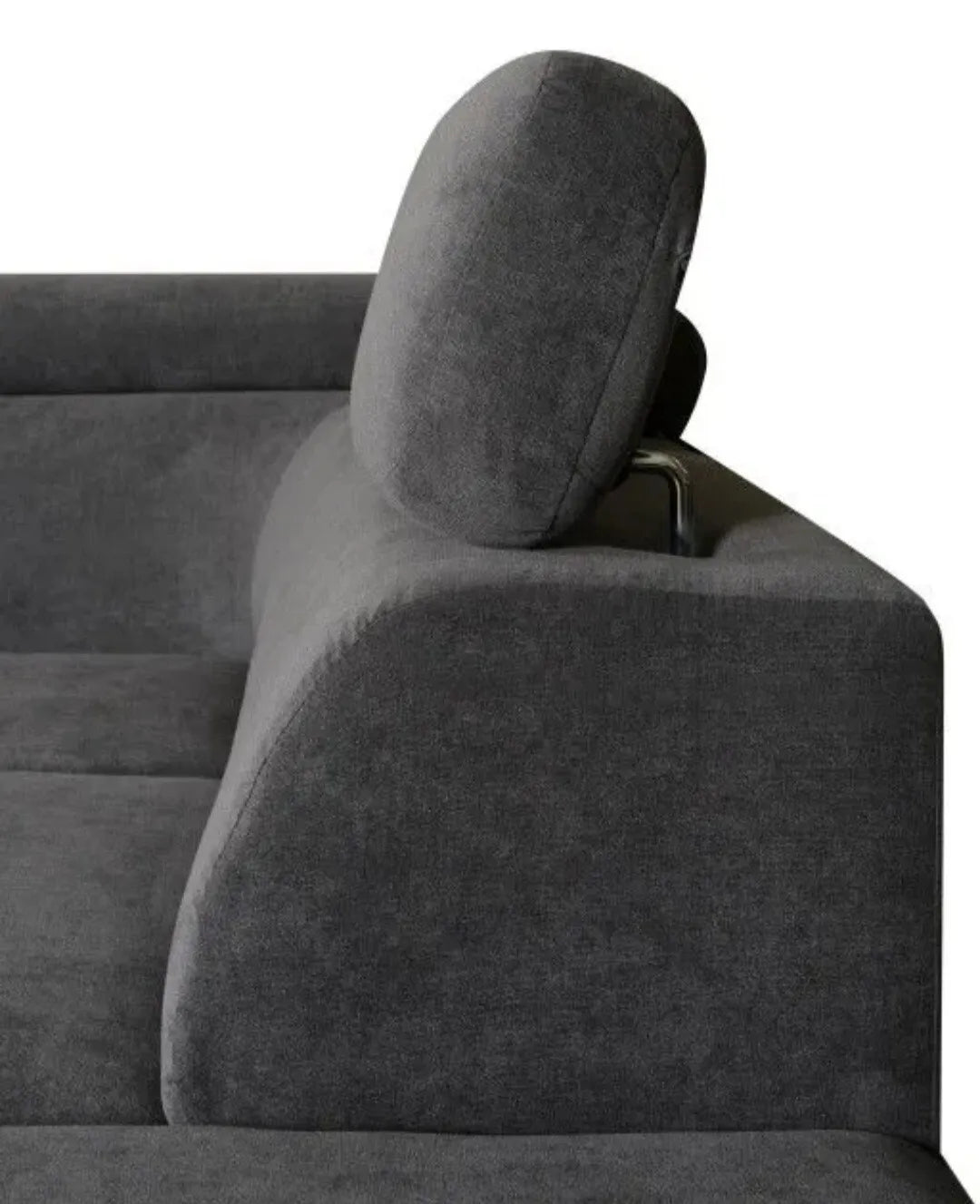 Artic Sofa Bed Grey Fabric With Storage