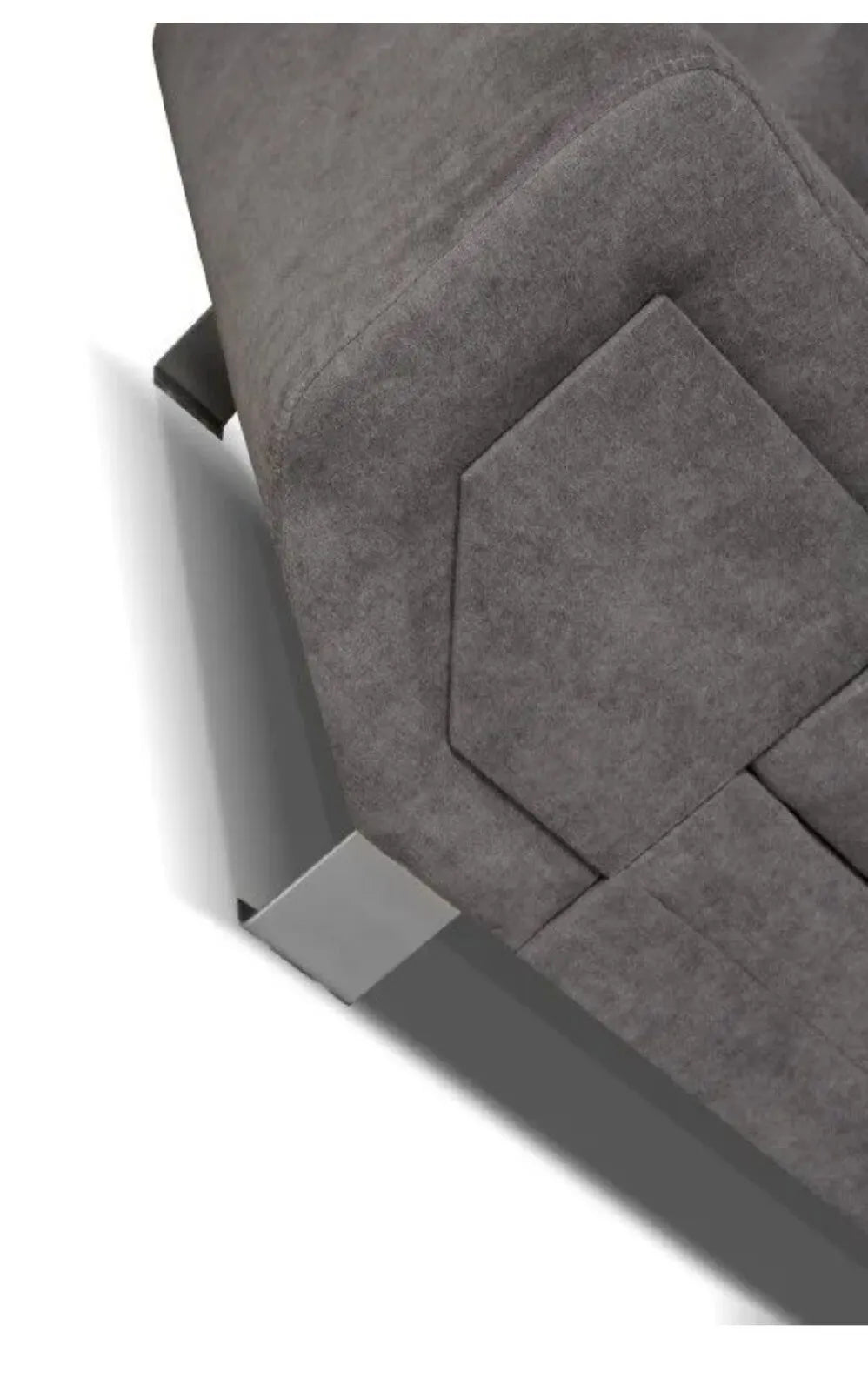 Artic Sofa Bed Grey Fabric With Storage