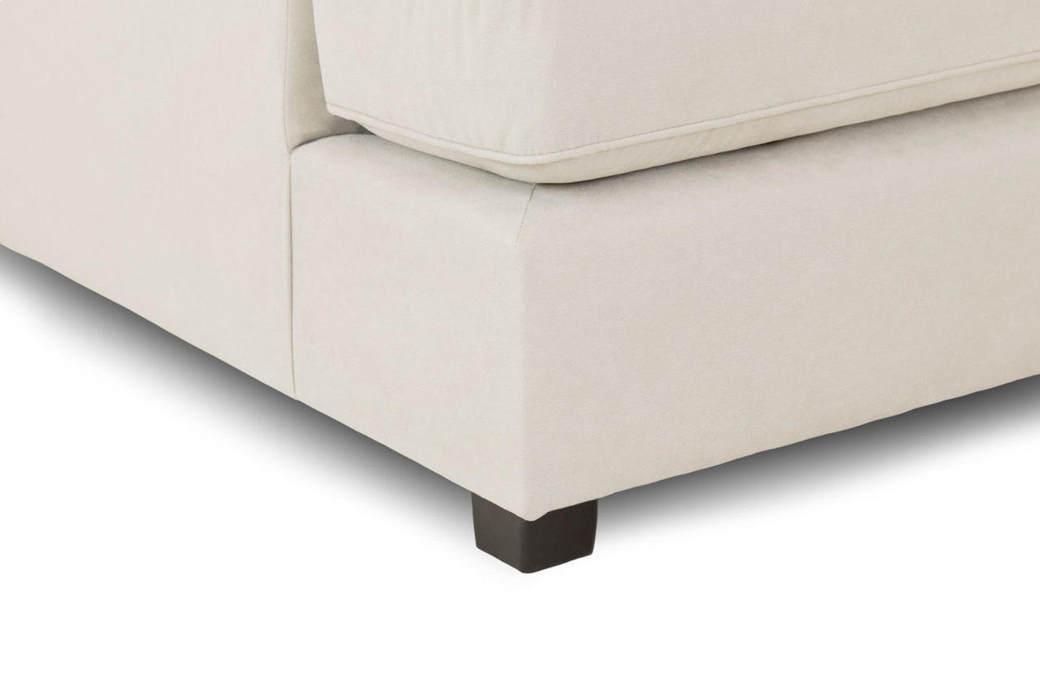 Carnaby Beige U Shape Corner Sofa Including Footstool