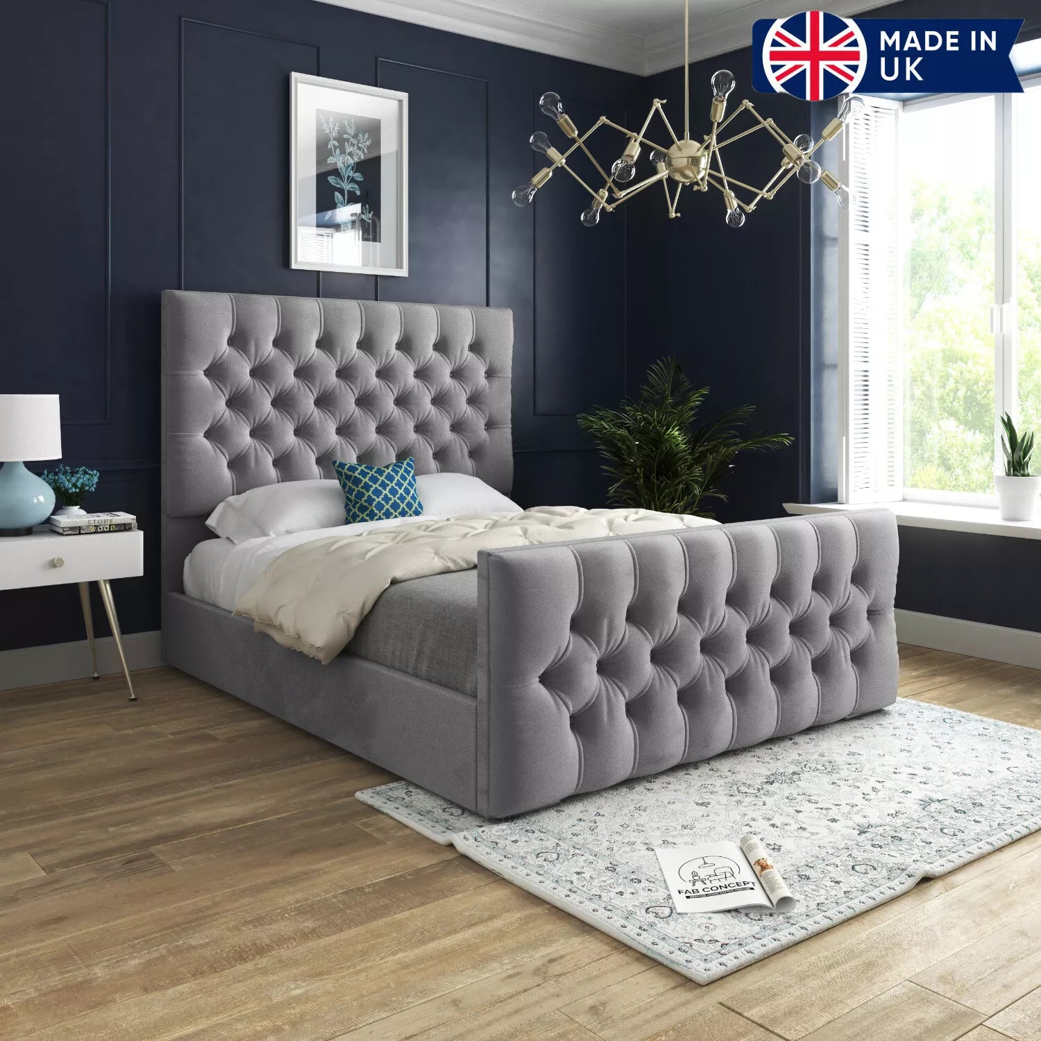 Chesterfield Upholstered Bed Frame