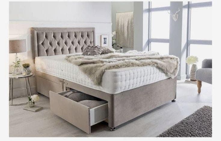 Orthopecdic Divan Bed Set With Mattress