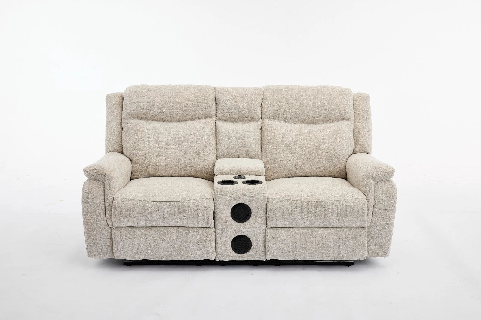 MNS Siyara Fabric Electric Recliner 3+2 Sofa With Bluetooth, USB, Cooling, Cupholder, Wireless Charging