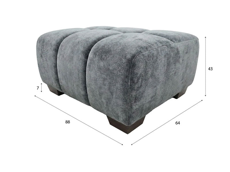 MNS Aluxo Harlem Sofa Range in Chocolate Velvet