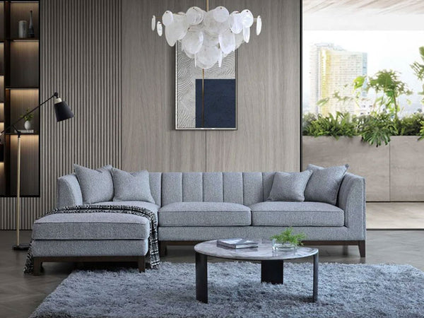 MNS Aluxo Cooper Right or Left Hand Corner Sofa in Dolphin Boucle