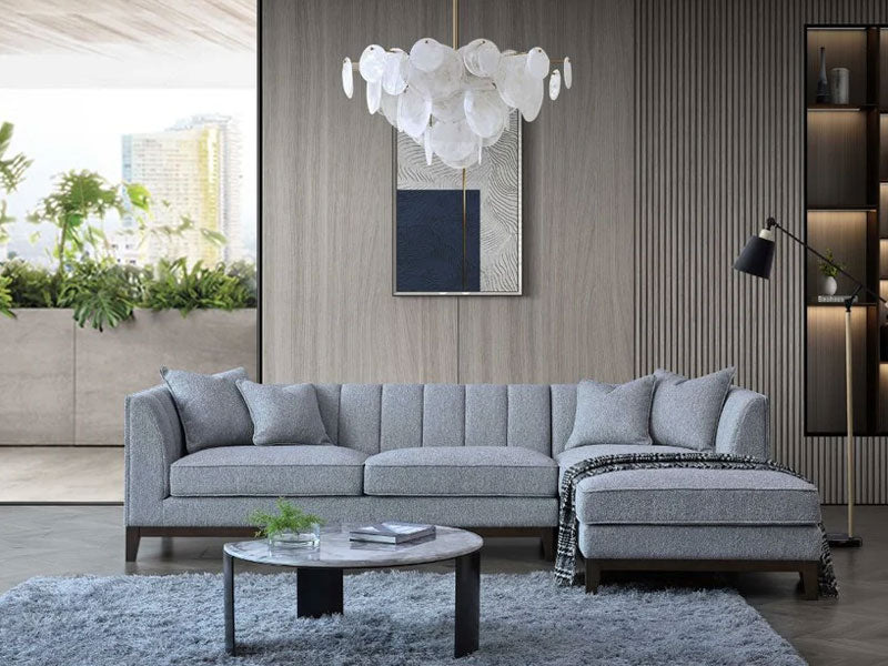MNS Aluxo Cooper Right or Left Hand Corner Sofa in Dolphin Boucle