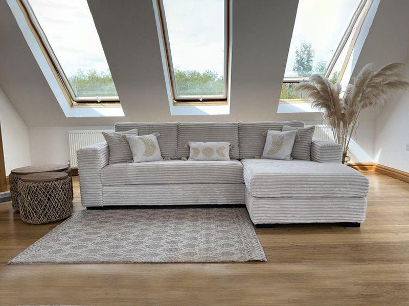 Chicago Jumbo Cord Fullback Corner Sofa