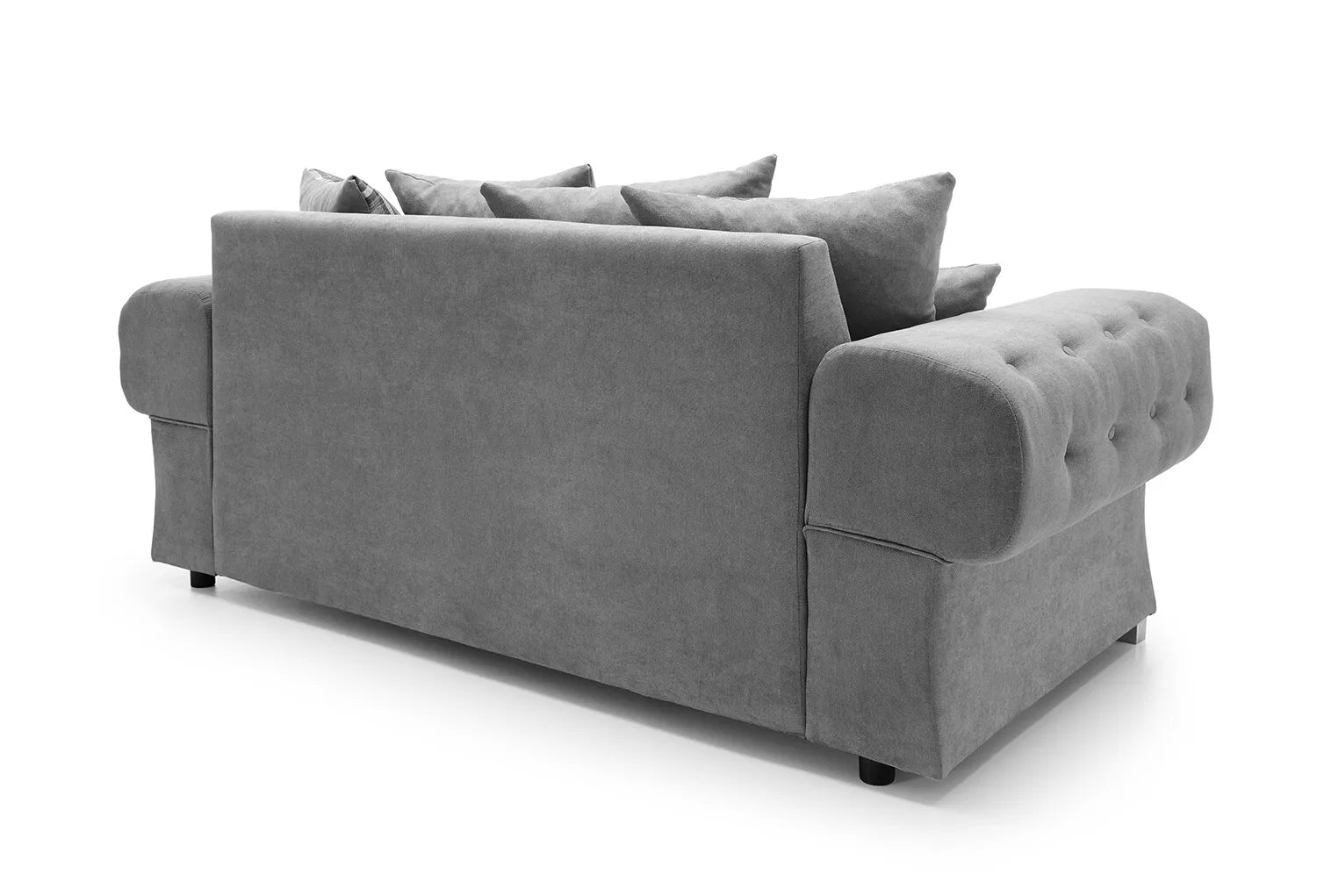 Verona Corner Sofa, 2 and 3 Seater, Armchair in Light Grey Linen