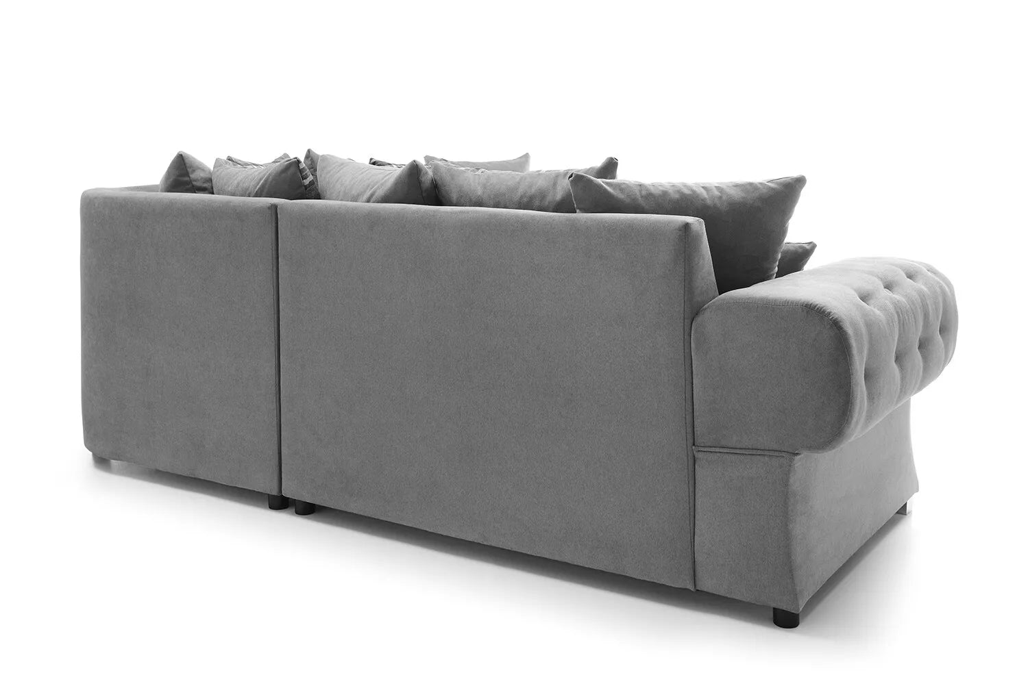 Verona Corner Sofa, 2 and 3 Seater, Armchair in Light Grey Linen